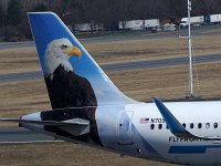 Frontier Airlines - N709FR "Steve the Eagle" - 2016 Airbus A321-211 - Albany County (ALB), NY - 04/03/19