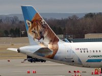 Frontier Airlines - N718FR "Cali the Mountain Lion" - 2017 Airbus A321-11(WL) - Albany County (ALB), NY - 12/22/18
