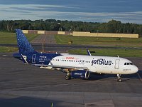JetBlue - N709JB "Connected to"- 2008 Airbus A320-232 - Albany County (ALB), NY - 07/19/16