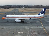 JetBlue - N763JB "What's Old is Blue Again"- 2008 Airbus A320-232 - Albany County (ALB), NY - 01/26/17