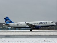 JetBlue - N659JB "BetaBlue"- 2007 Airbus A320-232 - Albany County (ALB), NY - 02/23/