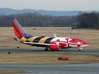 Southwest - N214WN "Maryland One" - 2005 Boeing 737-7H4 - Albany County (ALB), NY - 01/16/17